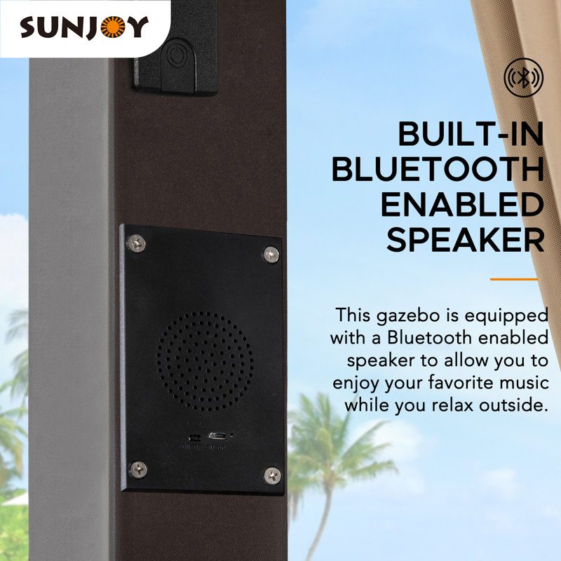 Sunjoy Moorehead 13 Ft. W x 11 Ft. D Steel Patio Gazebo & Reviews Wayfair